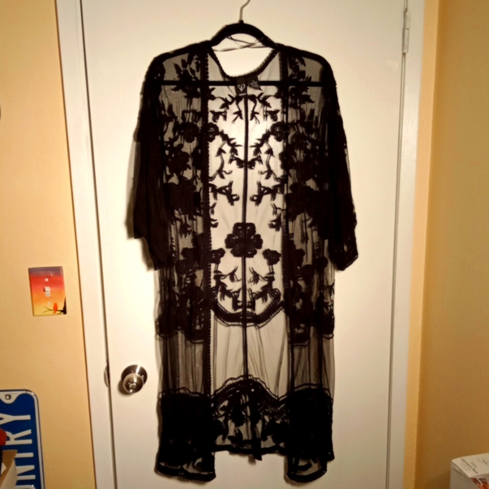 Lace cover up